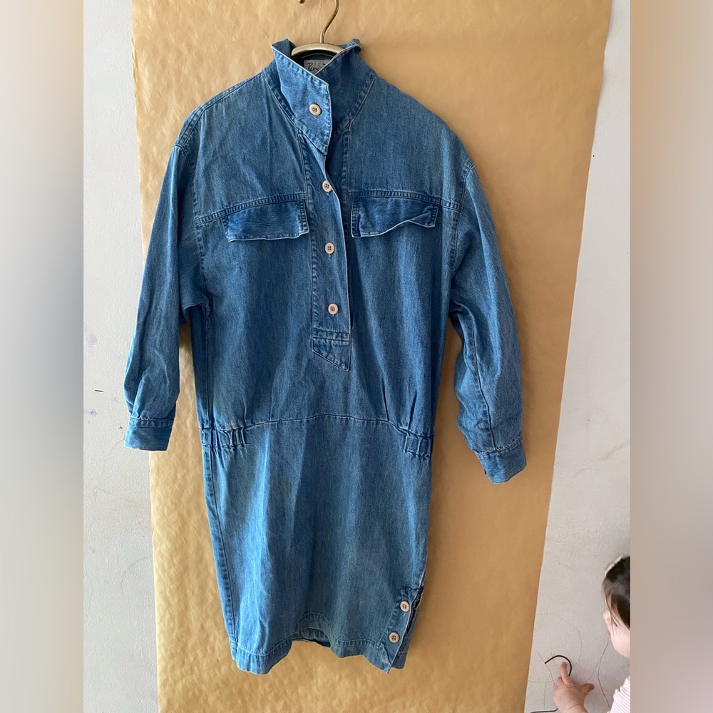 Paris blue jeans dress